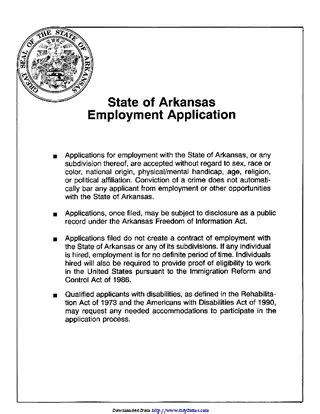 state of arkansas job listings.